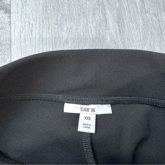 Bar III Black Skinny Pants with Silver Accents - Picture 5 of 6